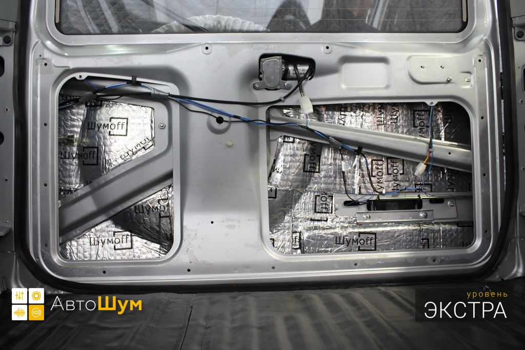 Виброизоляция крышки багажника УАЗ Патриот