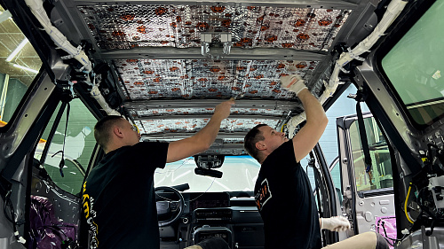 Виброизоляция крыши Тойота Ленд Крузер Прадо 250