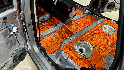 1 слой виброизоляции пола Хавэйл Джолион